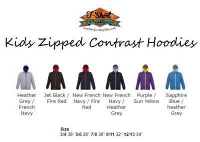 leavers zippered hoodies